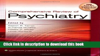[Download] Comprehensive Review of Psychiatry Hardcover Free