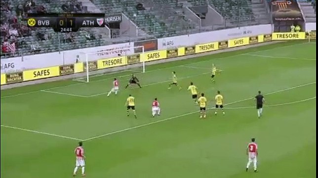 Aritz Aduriz Vs GoalKeeper 100% Chance - Athletic Bilbao 1-0 Borussia Dortmund - Friendly 2016 HD
