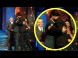 Salman Khan and Shahrukh Khan HUG at Star Guild Awards 2014