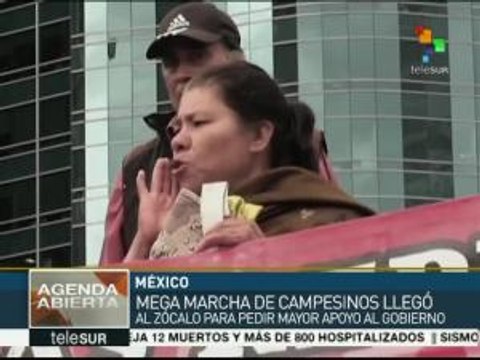 México: CNTE apoya a campesinos por mejoras en el sector