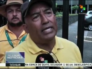Costa Rica: trabajadores de sector eléctrico protestan contra despidos