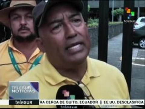 Costa Rica: trabajadores de sector eléctrico protestan contra despidos