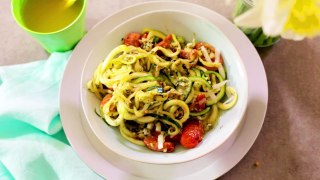 Super-quick courgette spaghetti | Annabel Karmel's Busy Mum's Cookbook