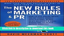 [Download] The New Rules of Marketing   PR: How to Use Social Media, Online Video, Mobile