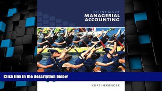 Big Deals  Essentials of Managerial Accounting  Free Full Read Most Wanted