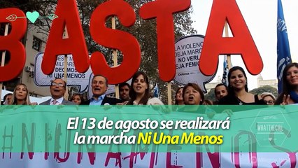 Convocatoria para la marcha Ni Una Menos | Lima, Perú