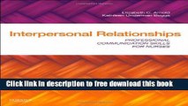 [Download] Interpersonal Relationships: Professional Communication Skills for Nurses, 6e Kindle