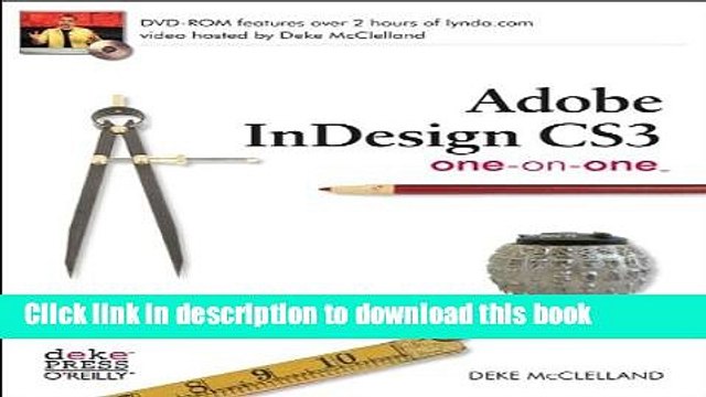 [Download] Adobe InDesign CS3 One-on-One Paperback Free