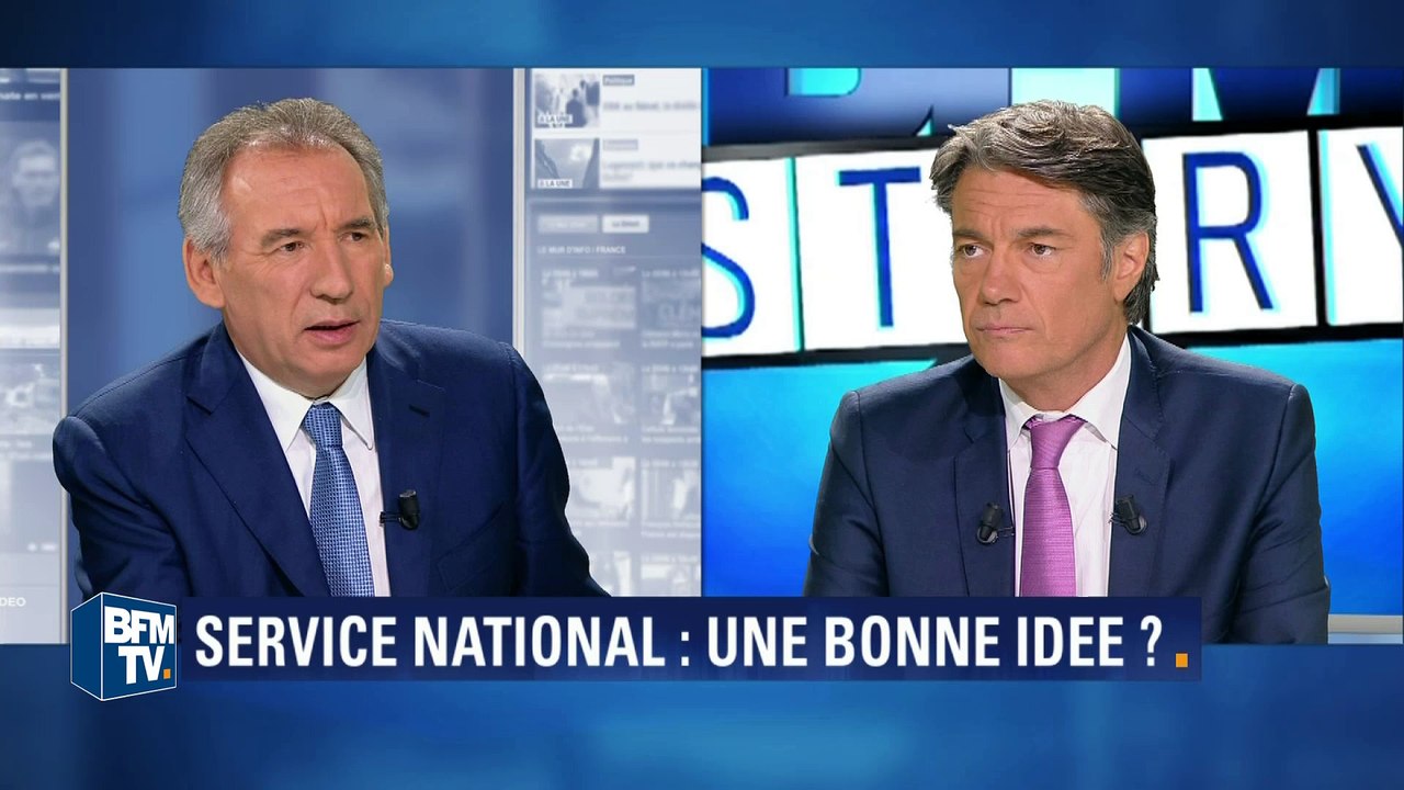 Après les attentats, Bayrou propose un "service civique universel"