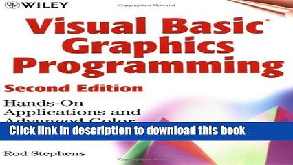 [Download] Visual Basic Graphics Programming: Hands-On Applications and Advanced Color Development