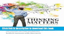[Read PDF] When Thinking Matters in the Workplace: How Executives and Leaders of Knowledge Work
