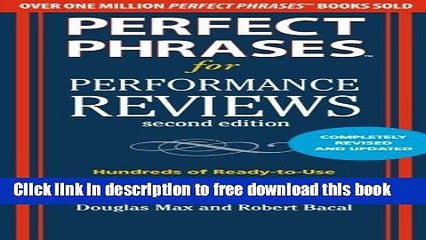 [Download] Perfect Phrases for Performance Reviews 2/E Hardcover Collection