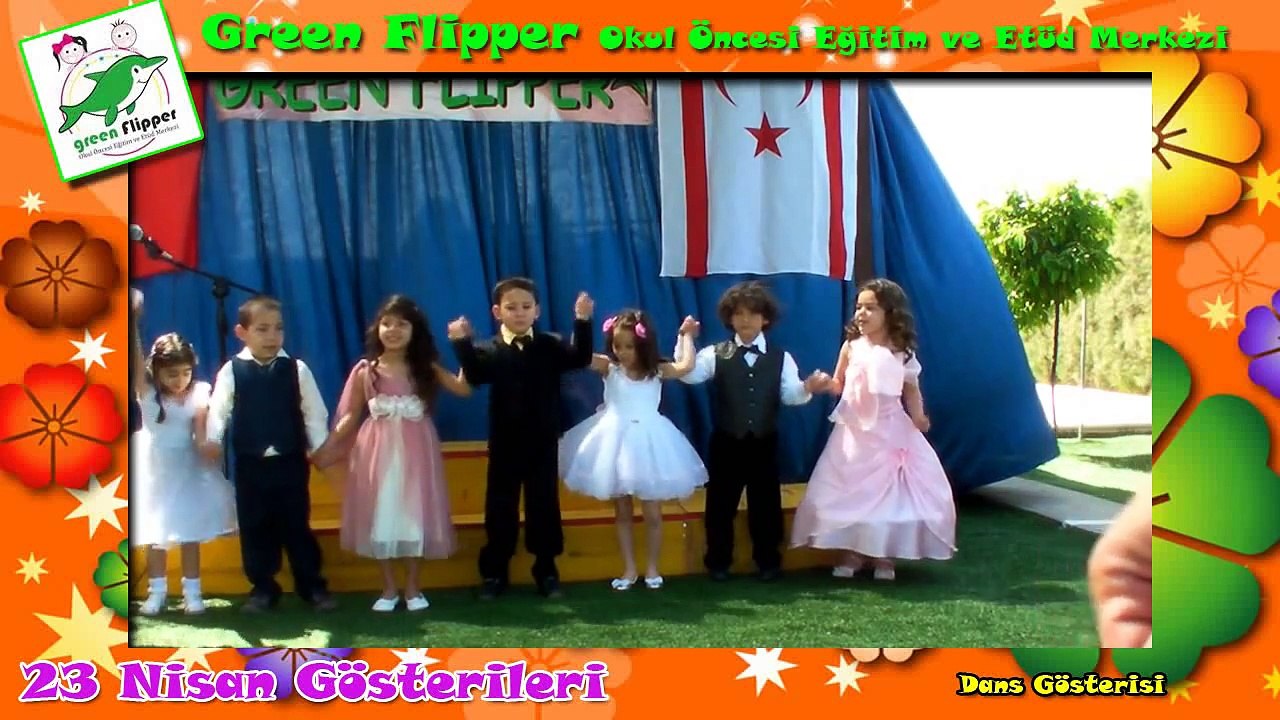 "DANS GÖSTERİSİ-HALAY" GREEN FLiPPER OKUL ÖNCESi EĞiTiM VE ETÜD MERKEZi 23 NiSAN GOSTERiLERi