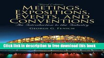 [Download] Meetings, Expositions, Events   Conventions: An Introduction to the Industry (3rd