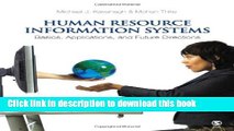 [Read PDF] Human Resource Information Systems: Basics, Applications, and Future Directions Ebook