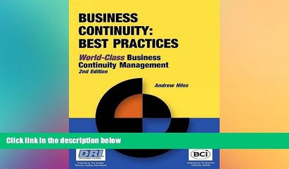 READ book  Business Continuity: Best Practices--World-Class Business Continuity Management,