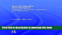 [PDF] Social Media Campaigns: Strategies for Public Relations and Marketing E-Book Online