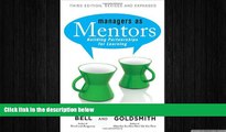 Free [PDF] Downlaod  Managers As Mentors: Building Partnerships for Learning READ ONLINE