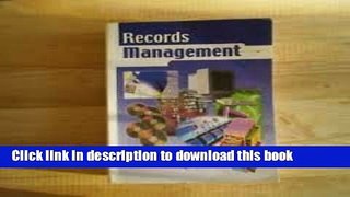 [Read PDF] Records Management Ebook Online