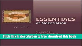 [Download] Essentials of Negotiation Kindle Collection