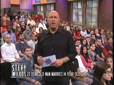 22 Year Old Man Marries 14 Year Old Girl (The Steve Wilkos Show)