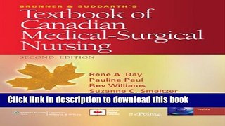 [Download] Brunner and Suddarth s Textbook of Canadian Medical-Surgical Nursing Paperback Collection