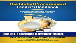 [Download] Global Procurement Leaders Handbook: Your Toolkit for Building and Maintaining a