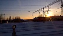 InterCity- train IC 109  Helsinki- Lappeenranta arriving to Lahti on track 1.