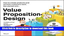 [Popular] Value Proposition Design: How to Create Products and Services Customers Want Hardcover