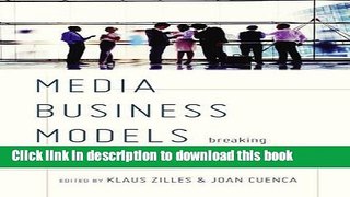 Download Media Business Models Book Online