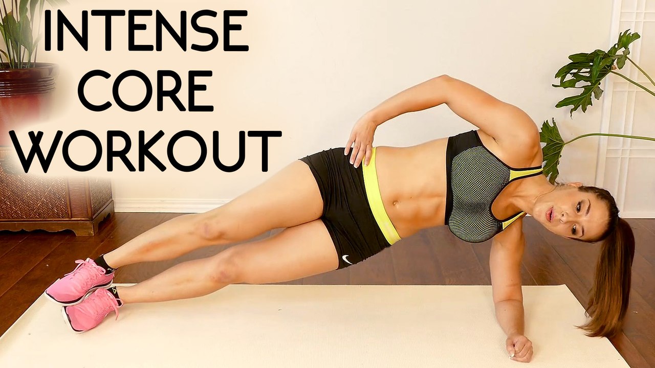 20 Minute Intense Ab Workout for a Flat Belly! Tone Core, Six Pack Abs, At Home