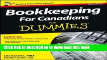 [Popular] Bookkeeping For Canadians For Dummies Kindle OnlineCollection