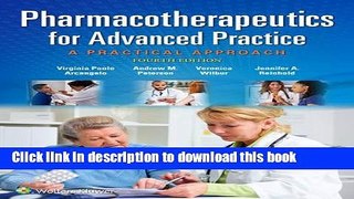 [Download] Pharmacotherapeutics for Advanced Practice: A Practical Approach Paperback Free