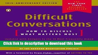 [Popular] Difficult Conversations: How to Discuss What Matters Most Paperback OnlineCollection