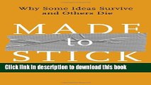 [Popular] Made to Stick: Why Some Ideas Survive and Others Die Paperback OnlineCollection