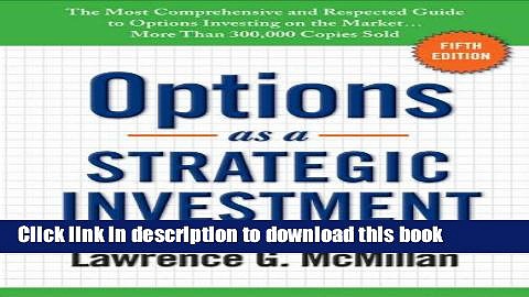 [Popular] Options as a Strategic Investment Kindle Free