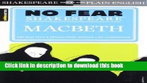 [Popular] Macbeth (No Fear Shakespeare) Paperback Free