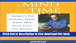 [Download] A Mind At A Time Kindle Free