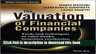 [Popular] The Valuation of Financial Companies: Tools and Techniques to Measure the Value of