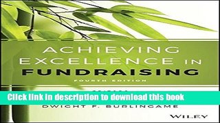 [Popular] Achieving Excellence in Fundraising Hardcover OnlineCollection