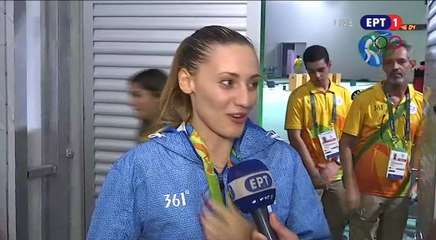 Άννα Κορακάκη: Δηλώσεις μετά την κατάκτηση του Χρυσού Μεταλλίου