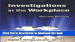 [Popular] Investigations in the Workplace, Second Edition Hardcover OnlineCollection