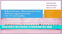 [Popular] Human Resources Management in Canada, Twelfth Canadian Edition Plus MyManagementLab with
