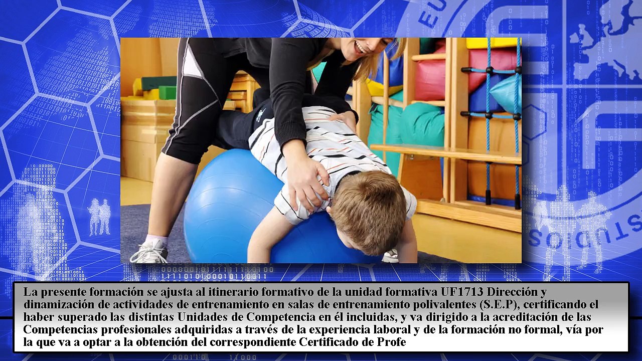 Dirección y Dinamización de Actividades de Entrenamiento en Salas de Entrenamiento Polivalentes (S.E.P) (Online)