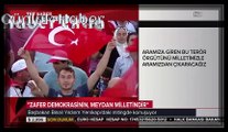 Erdoğan, Emre Belözoğlu  ve Fatih Terim'i Böyle Karşıladı / Yenikapı Demokrasi ve Şehitler Mitingi