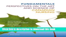 [Download] Fundamentals: Perspectives on the Art and Science of Canadian Nursing Kindle Free