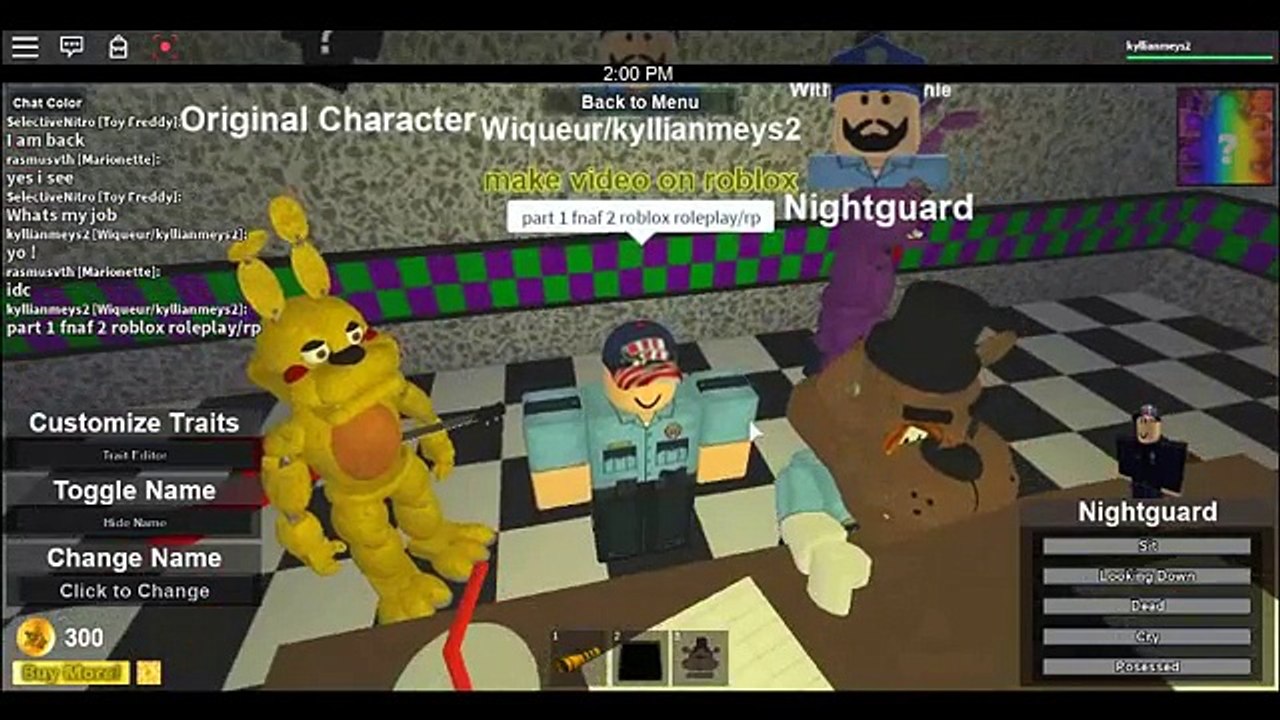 Je Suis Freddy Pas Le Guard The Pizzeria Roleplay Remastered 2 Roblox Fr En Partie 1 Video Dailymotion - fnaf roblox roplay my game