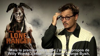 Lone Ranger, Naissance d&#039;un Héros - Interview Johnny Depp VOST