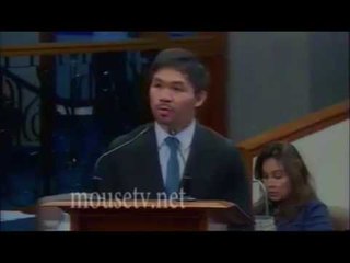 Delima and Pacquiao debate over Death Penalty