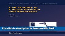 [Download] Cell Motility in Cancer Invasion and Metastasis Kindle Collection